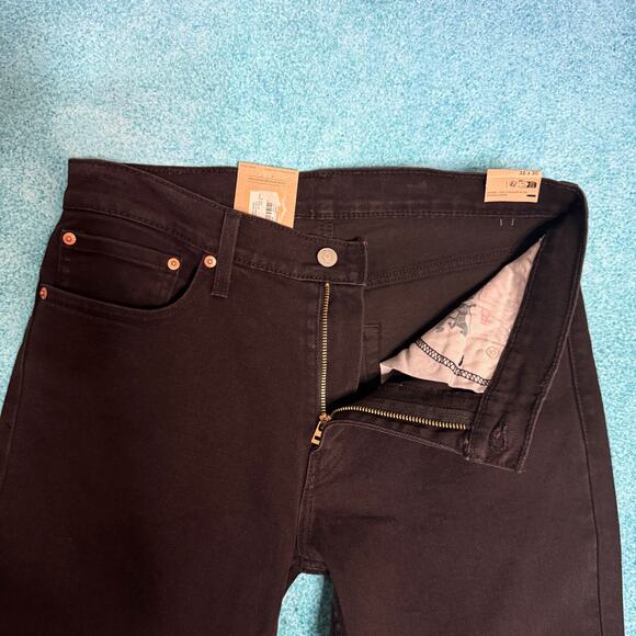 Levi’s 511 Men’s Jeans 32x30 Black Slim Fit Stretch Denim NWT - Picture 13 of 16
